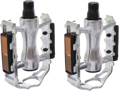 Fietspedalen Quick Release - Vervangende Pedalen - Comfortabel Fietsen - Veelzijdige Crankaanpassing - Standaard Interface - Zilver