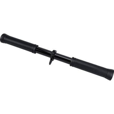Rechte Bar Ergonomisch Antislip Rubber Staal Triceps Pull-Down Bar voor Kabelmachine Bevestiging black