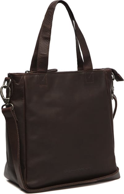 The Chesterfield Brand Leren Schoudertas Schoudertas Nevada Shopper Brown Bruine