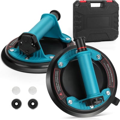 Set van 2 Vacuüm Zuignappen voor Glas en Tegels - 8 Inch, 160 kg Draagvermogen