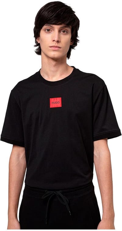 Hugo Diragolino212 T-shirt Met Korte Mouwen Zwart XL Man