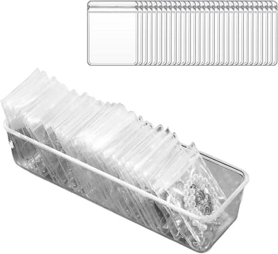 Transparante Sieraden Organizer met Grote Capaciteit voor Oorbellen, Ringen, Armbanden en Halskettingen