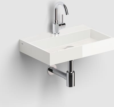 Clou Mini Wash Me Plus fontein 48cm, zonder plug, mineral marmer