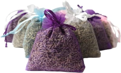 Bonheur de Provence® - Lavendel geurzakjes met Biologische lavendel - 10 zakjes à 6 gram assorti in kado verpakking - geurzakjes kledingkast