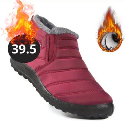 Bovista Snowboots - Sneeuwschoenen - Sneeuwboots - Dames - Wintersport - Ski - Skischoenen - Rood - 39.5 - Laag