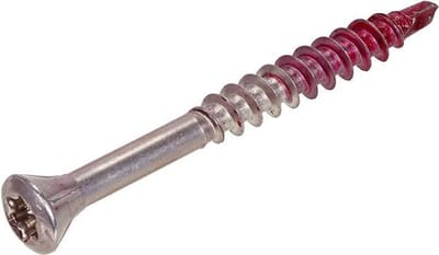 Rotadrill - Volderschroef - Torx 25 Lenskop - 5 x 60mm - Deeldraad - RVS-410 (100 stuks)