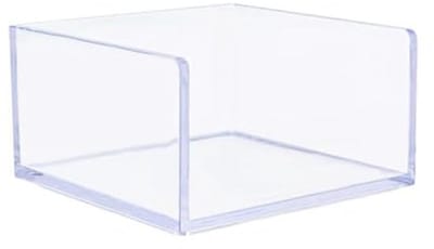 Acryl Sticky Note Houder - Transparante Memo Dispenser voor Kantoor en Thuis