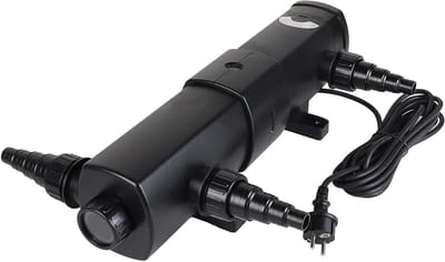 SnelShoppen - UV Vijver Purifier 4500 l/h, 24 W UVC Purifier met UV Lamp, Algenbestrijdingsmiddel voor Tuinvijvers, Zwembaden, Aquariums, Lichtfilter