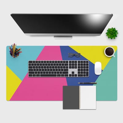 Bureauonderlegger - Tafelmat - Bureau Beschermen - Waterbestendig - 90x40 cm - Geometrisch