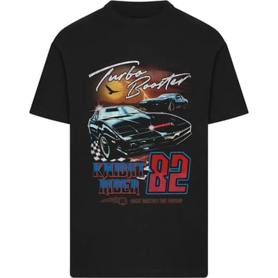 T-shirt Merchcode Knight Rider Turbo Booster
