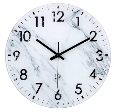 LW Collection keukenklok Abel - Wandklok 30cm - Kleine klok