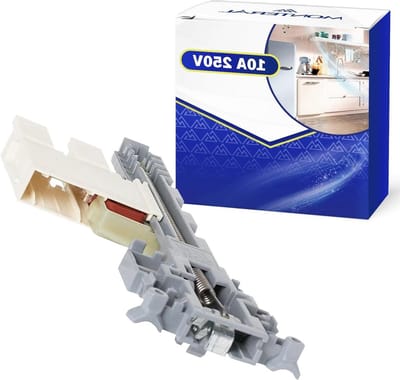 Deurslot Vaatwasser - Sluiting Deur - Vaatwasser Reparatie - Originele Codes 690074493 - 10 A 250 V - Zwart
