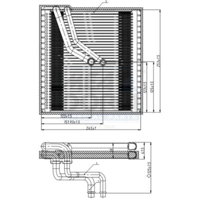 Verdamper, airconditioning MEAT & DORIA 997107