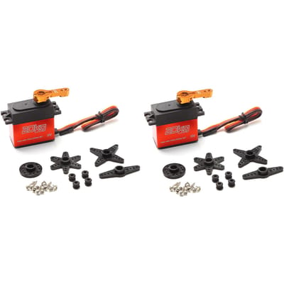 Digitale Servo 20 kg Hoog Koppel 4 stks 180 graden Rvs Gear Servo voor 1/8 1/10 1/12 Schaal RC Cars 2pcs