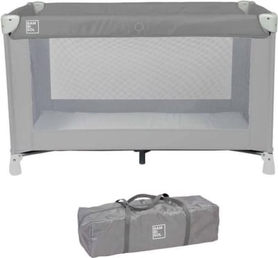 BAMBISOL reiswieg 120x60 cm - Vanaf de geboorte tot 3 maanden - Inclusief matras en draagtas