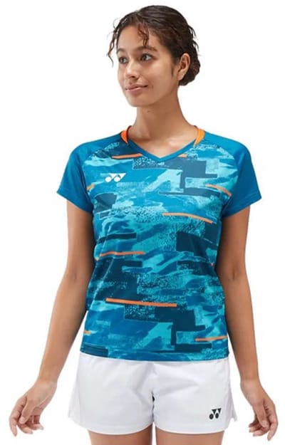 Yonex 0034ex Korte Mouw Poloshirt Blauw M Vrouw