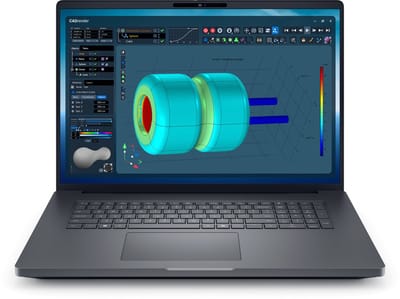 "DELL Pro Max 18 Plus MB18250 Intel Core Ultra 7 265HX Mobiel werkstation 45,7 cm (18"") Quad HD+ 32 GB DDR5-SDRAM 1 TB SSD NVIDIA RTX PRO 3000 Blackwell Wi-Fi 7 (802.11be) Windows 11 Pro Engels Zwart"