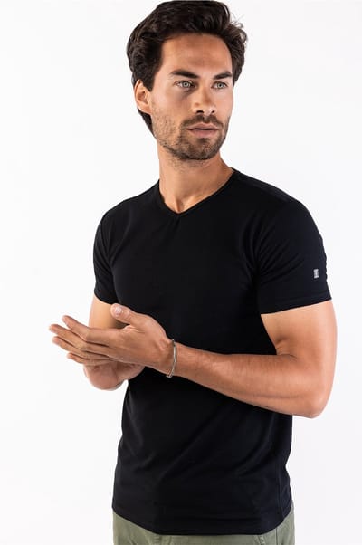 Presly & Sun Heren - T-Shirt - S - Zwart - Steve