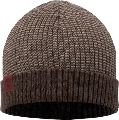 KNITTED HAT BUFF - DEE BROWN