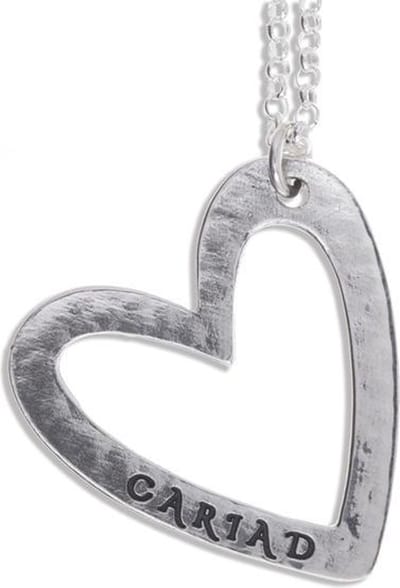 Cariad hart zilveren hanger , Hart zilveren hanger