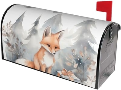 Brievenbushoes - Brievenbusdecoratie - Tuin aankleden - Magnetisch en waterdicht - 255 x 21 inch - Zwart