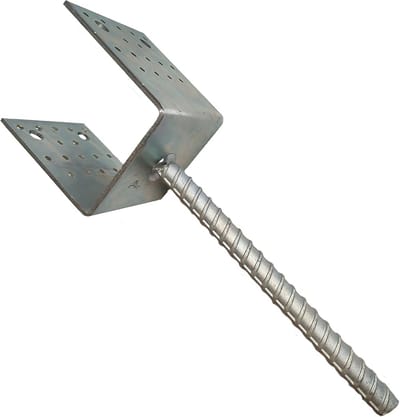 U-vormige betonnen steunvoeten voor pergola - zware kwaliteit 100x100mm 324mm hoog