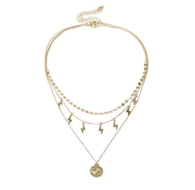 Jomide Ketting Fashion - Eye - Goudkleurig