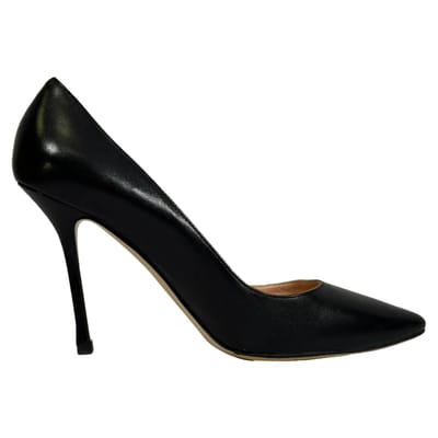Sergio Rossi Godiva Pumps in Zwart Leer
