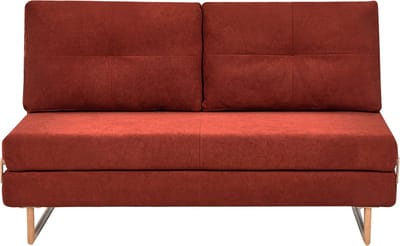 JERSLEV - 3-zits slaapbank - Rood - Polyester
