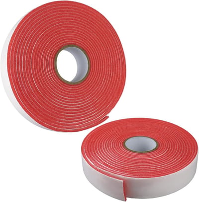 Isolatiestrips voor Vloer en Muur - Zelfklevend PE-Schuim voor Egalisatie en Vloerverwarming - 2 Rollen