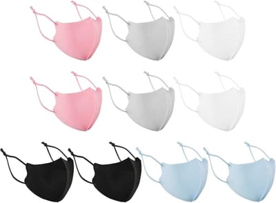 Katoenen zonbeschermende maskers, verstelbare beschermmaskers, stofmaskers voor buitengebruik en recreatie