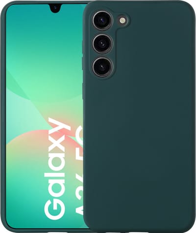 Hoesje geschikt voor Samsung Galaxy A26 hoesje zacht siliconen- Arara backcover - Pine Groen