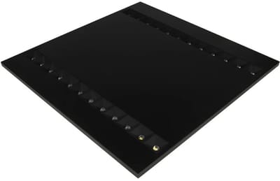 Ledvance - LED Paneel 60X60CM UGR16 Louvre - Aluminum Mat Zwart - 27.5W 4000Lm - 4000K 840 Koel Wit | IP20