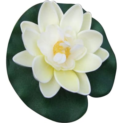 7 Inch Kunstmatige Drijvende Lotusbloemen Watervijvers Schuim Lotusblad Nep Waterlelieblad Drijvend Zwembad Type 1