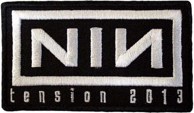 Nine Inch Nails - Tension 2013 Patch - Zwart/Wit