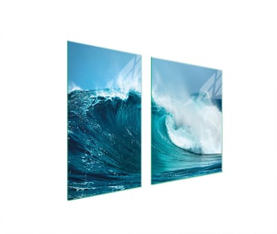 TMK ArtDeko - Snijplank en Beschermplaat - Glas - 100x52 cm - Modern
