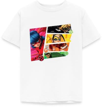 Miraculous Superhelden Ladybug Chat Noir Vesperia T-Shirt Kinderen