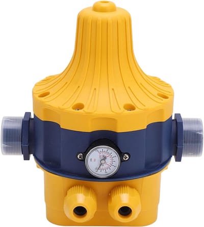 Waterpomp Drukschakelaar - Automatische Controller - Watersystemen Beheren - Intelligente Pompbediening - IP65 - Grijs