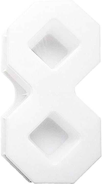 Betonmal 8-vorm - Bestrating mal - Tuinpad Maken - Herbruikbaar Plastic - 40 x 20 x 8 cm - Zwart