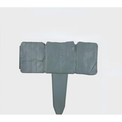 10 Pièces Clôture en Plastique Imitation Pierre Extérieure dans la Cour, Clôture à Enclenchement de Type Panneau, Petite Clôture, Décoration de Pelouse de Villa, Partition de Jardinage 10PCS gris