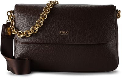 REPLAY schoudertas Crossbody Bag Java donkerbruin