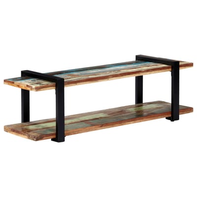 vidaXL - Tv-meubel - 130x40x40 - cm - massief - gerecycled - hout