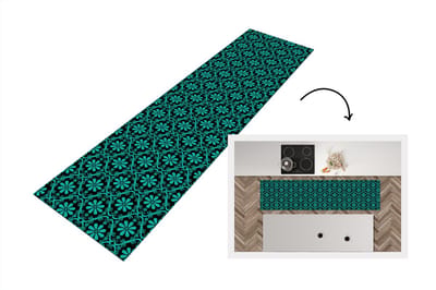 Keukenloper - Loper keuken - Patronen - Gothic - Bloemen - 200x50 cm - Keukenloper vinyl