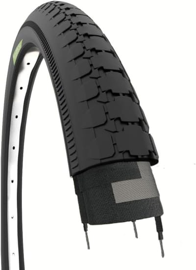 Steekwagenband 26 inch zwart voor bestelwagen en fietsband 54-571