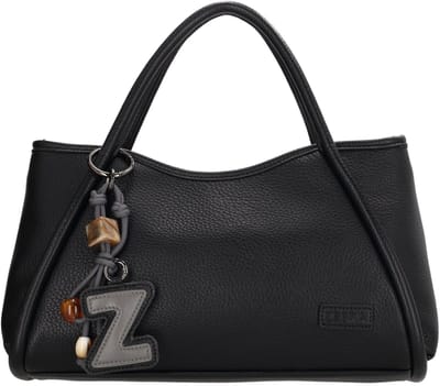 Zebra Trends Sofie Handtas - Schoudertas - Crossbody - Dames - Bag Charm - Zwart