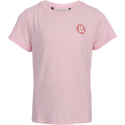 LOOXS 10sixteen 2611-5412-230 Meisjes T-Shirt - Maat 146/152 - Roze van 52% Cotton 48% Modal