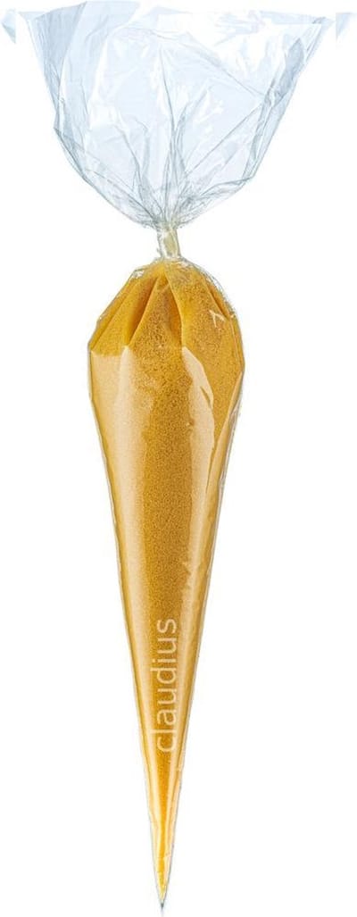 Scrubzout Appel-Kaneel - 300 gram in puntzak transparant - set van 6 stuks - Hydraterende Lichaamsscrub