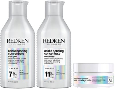 Redken Acidic Bonding Concentrate Shampoo + Conditioner + Balm