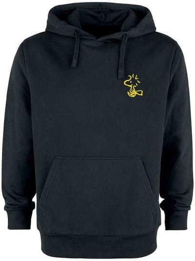 Peanuts Trui met capuchon - Peanuts - Family - S tot 3XL - voor Mannen - zwart
