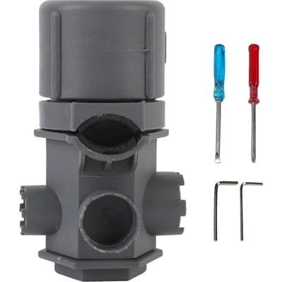 Beluchter Verwijdergereedschap Multifunctioneel Stevig Nylon Kraanbeluchter Sleutel Verwijdergereedschap met Zeskantsleutel gray
